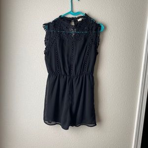 Romper black NWT